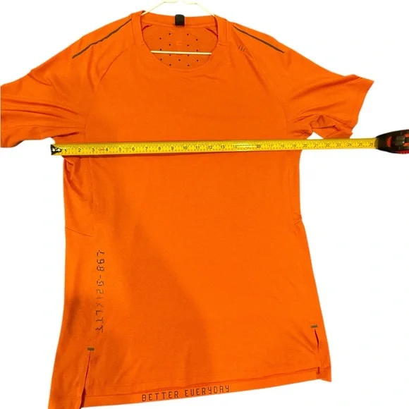 Men’s Lululemon License to Train - SS - Electric orange - Size M - Picture 7 of 9